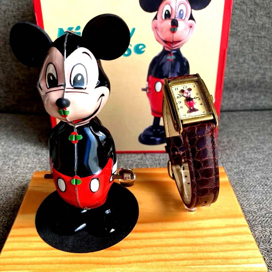 ヴィンテージ ディズニー ミッキー70周年バースデイ ティントイ&腕時計