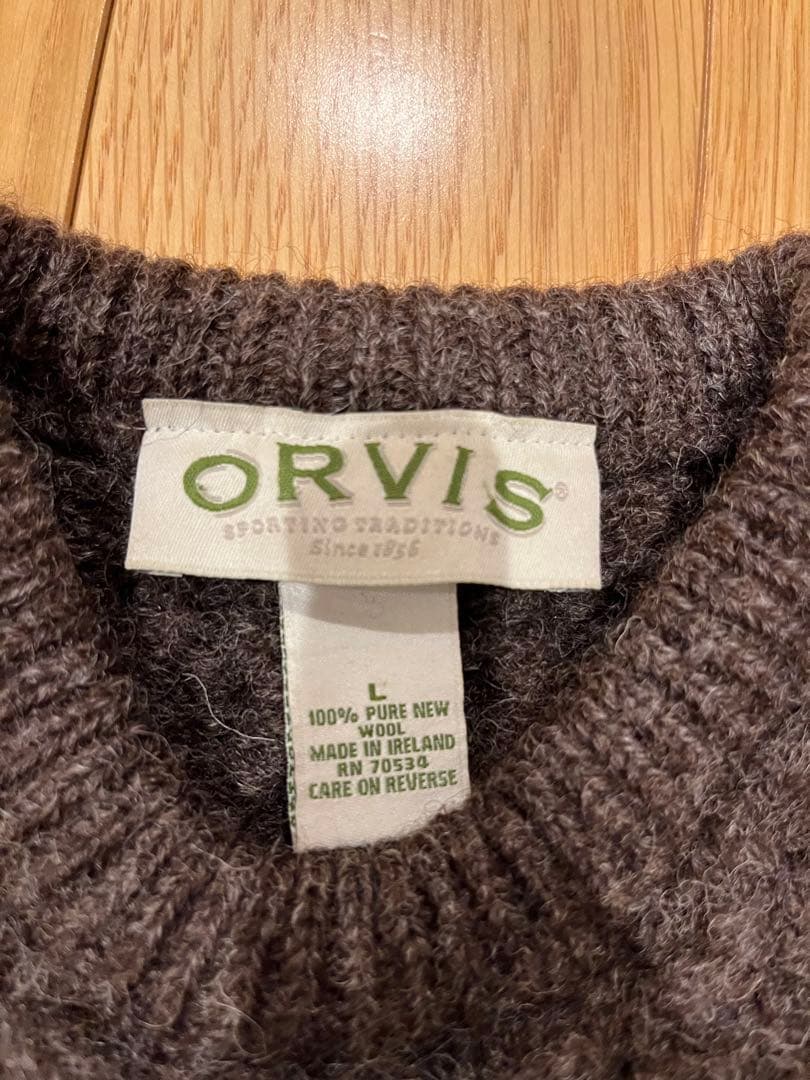 ORVIS アランニット フィッシャーマン L - メルカリ