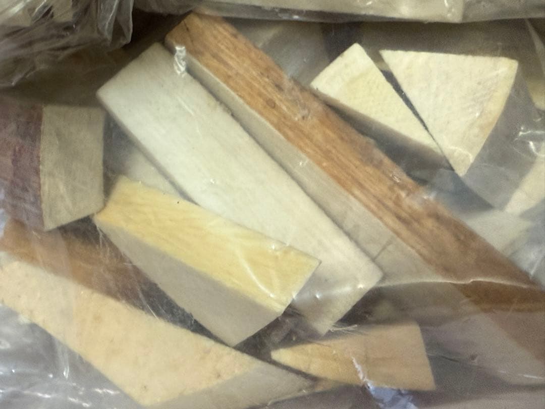 天然素材 白材 マンモス 重量2.05kg 加工用素材用 中古品 。 - その他本物