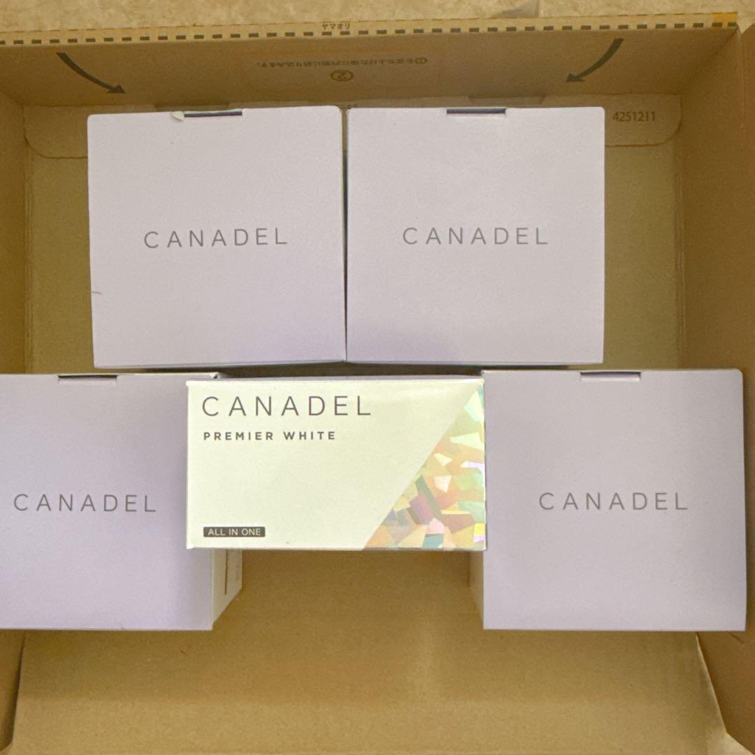 CANADEL 薬用プレミアホワイト オールインワン 58g （5個） カナデル プレミアホワイト オールインワン 美容液クリーム 58g 医薬部