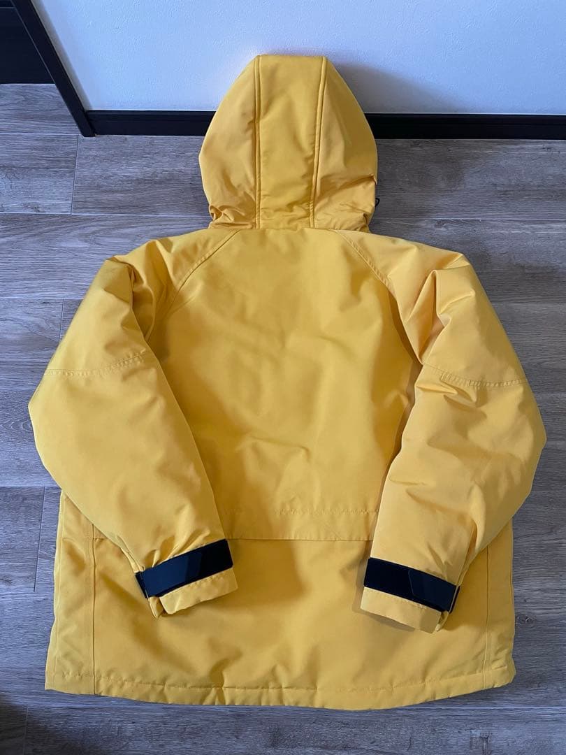 APPLEBUM フードダウンジャケット イエロー M - メルカリ