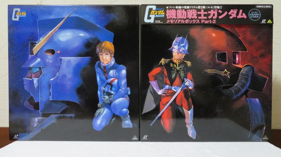 機動戦士ガンダムTV版LDメモリアルBOX Part.1&2セット LD12枚組