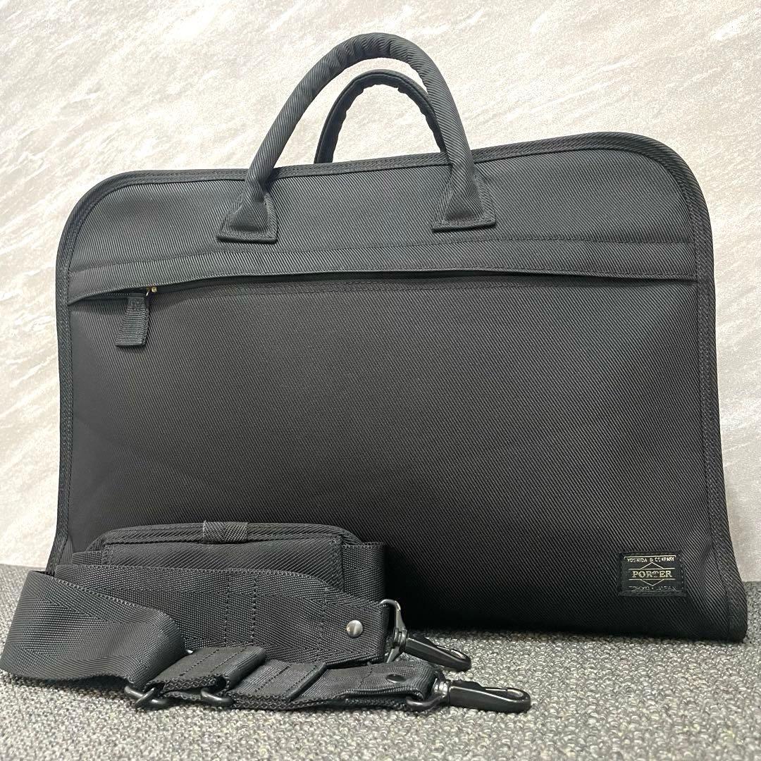 美品✨ ポーター テンション 2層式 2way 黒 ビジネスバッグ　自立 楽天市場】ポーター テンション 2WAYブリーフケース 627-17307 10