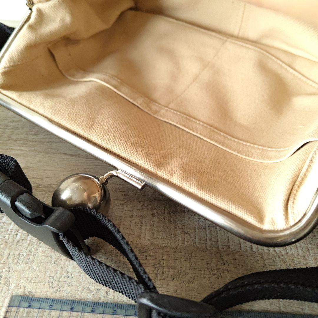 rakusu7529様】がま口ウエストバッグ ハンドメイド - メルカリ