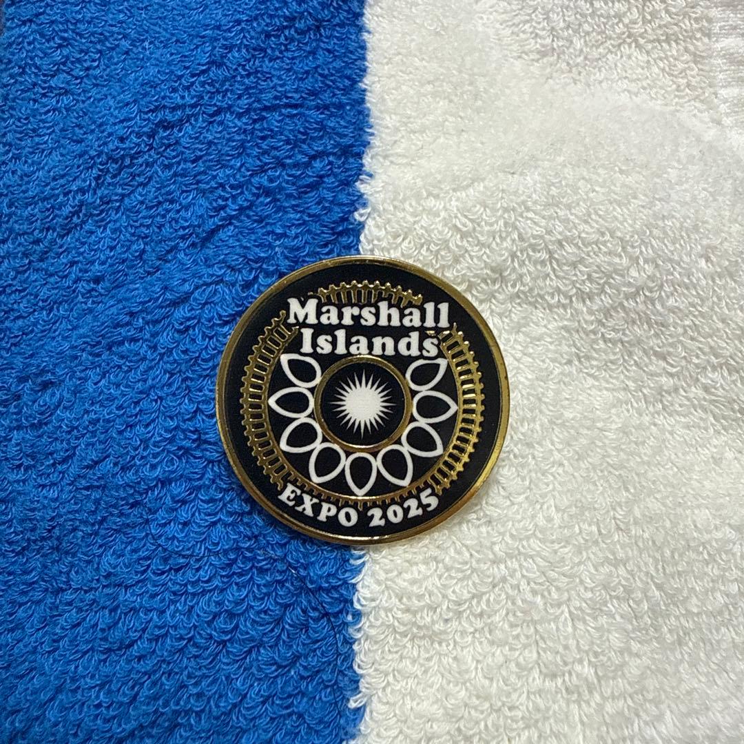 万博　マーシャルアイランド　ピンバッジ￼ 本日のウラ万博ピンバッジトレード！ たくさんの方にピンバッジ