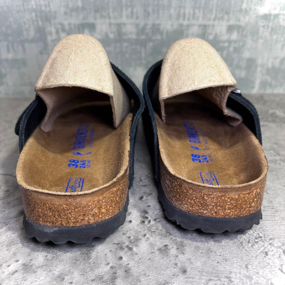 【美品！】ビルケンシュトック チューリッヒ 黒 38 24.5cm スエード