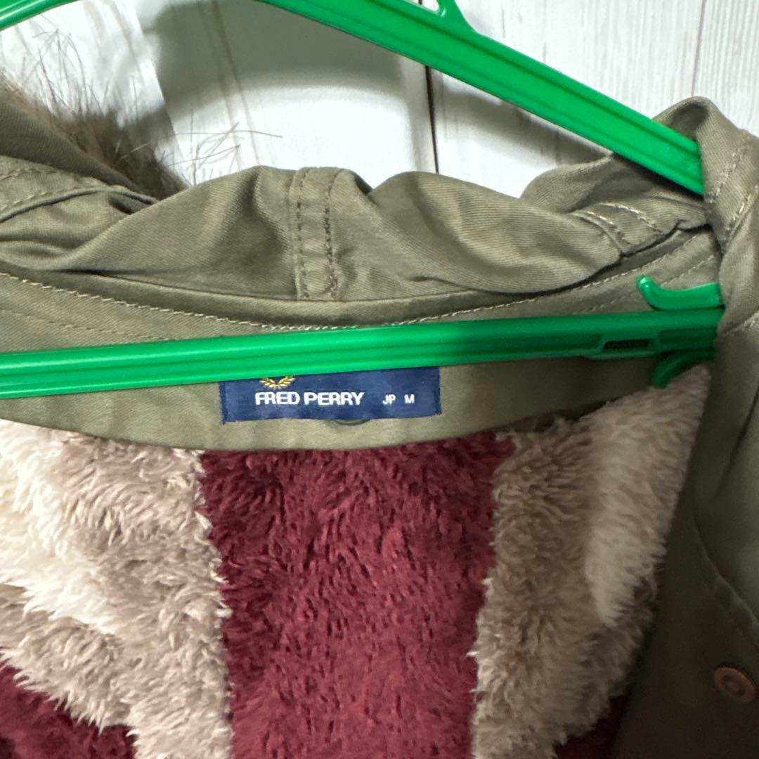 《希少美品》フレッドペリー　ユニオンジャック　ライナー付き　ファー　モッズコート