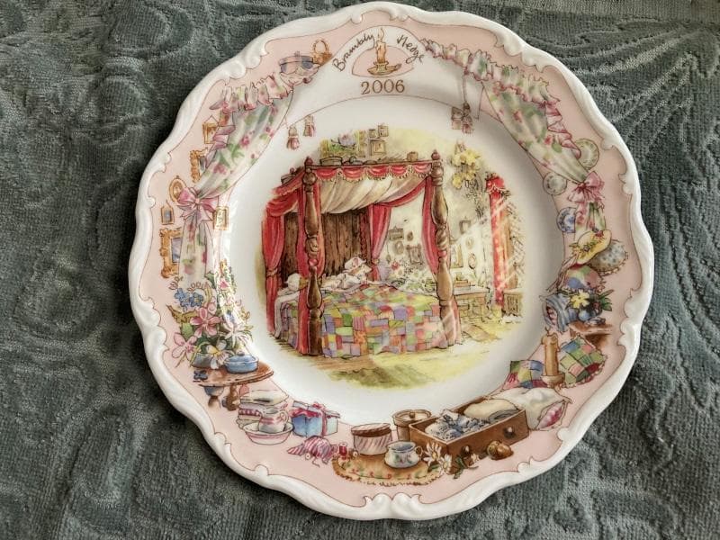 未発売の試作品Brambly Hedge イヤープレート ブランブリーヘッジ