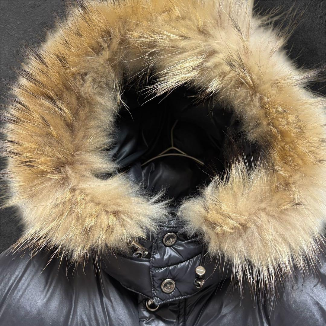 00s Y2K ファー ダウン ジャケット 平成 ギャル男 お兄系 光沢 XL