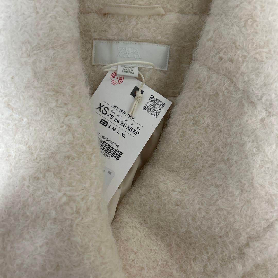 ブークレダブルブレストミディ丈コート ZARA コート XS - メルカリ