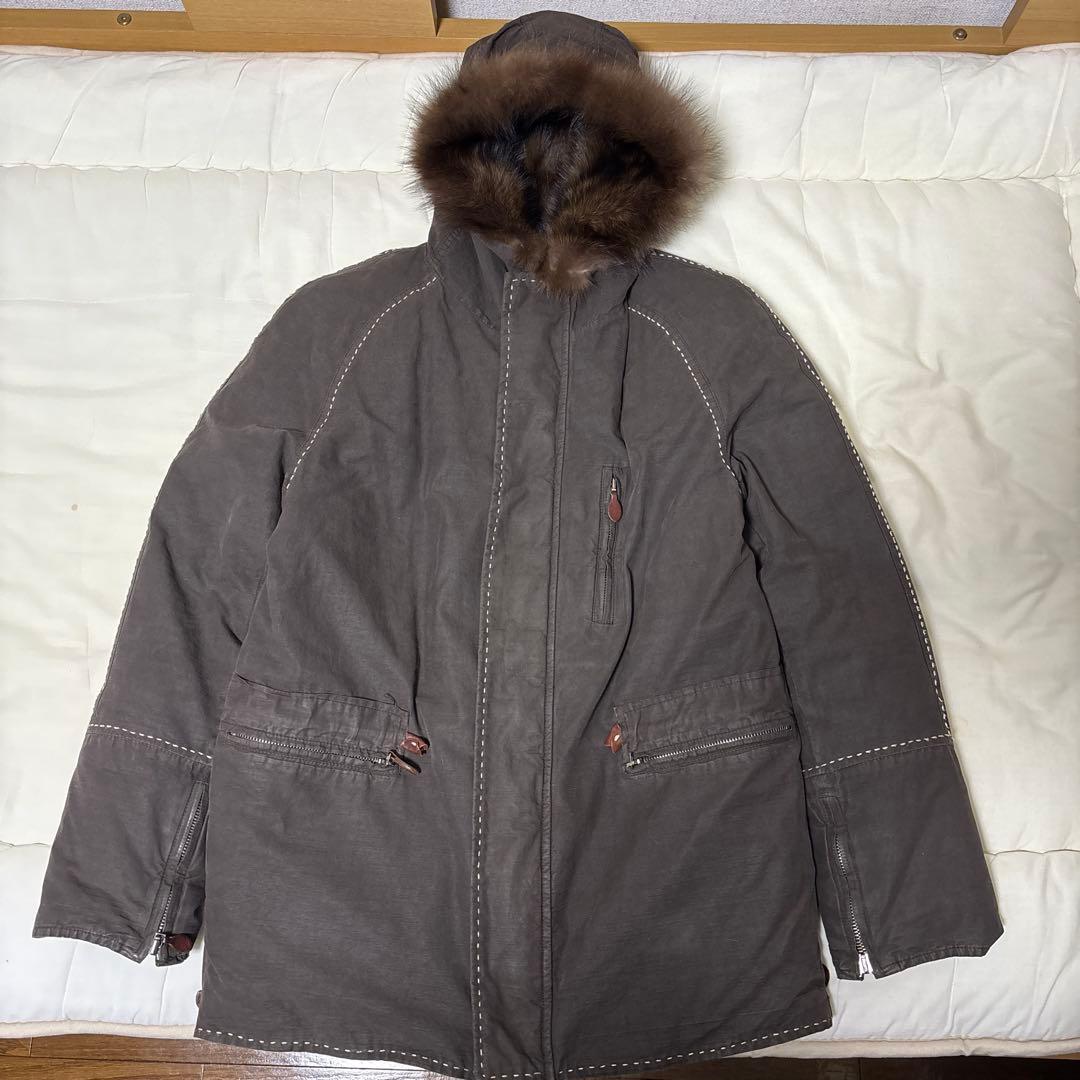 超特価】極美品✨ERMANNO SCERVINOモッズコート ファーコート - メルカリ