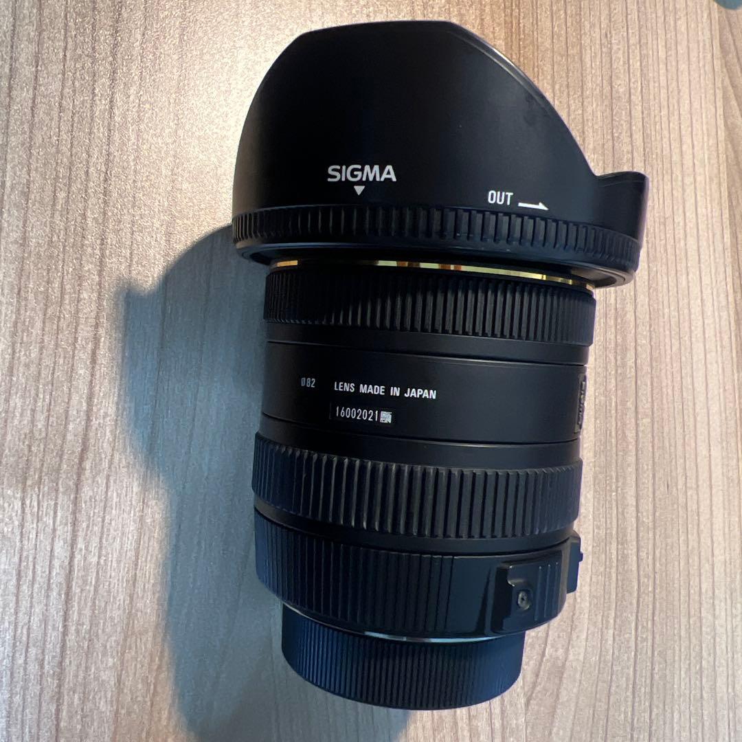 SIGMA 10-20mm f3.5 DC EX HSM ニコン用 フィルター付