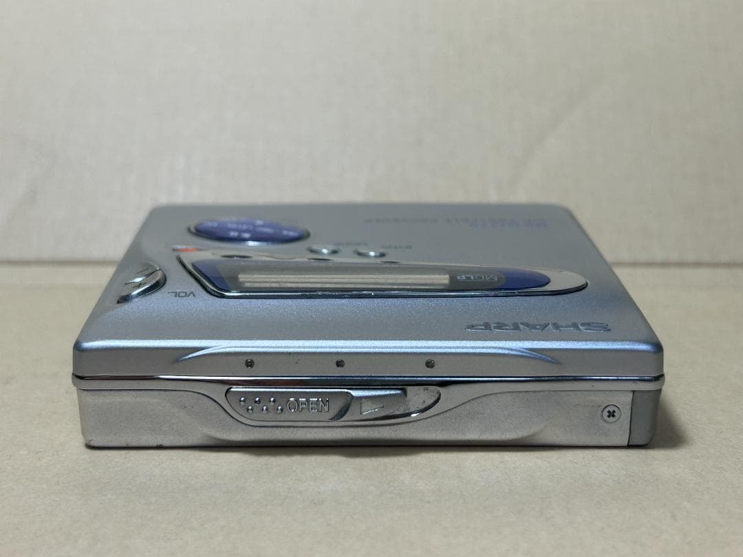 SHARP ポータブルMDレコーダー MD-MT770 中古 録音再生動作確認済