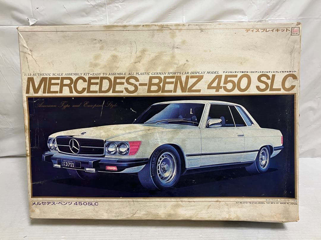 メルセデスベンツ 450SLC 1/12 未組立 OTAKI DOYUSHA 1/12 ディスプレイタイプ AMG メルセデスベンツ 450SLC 未組立