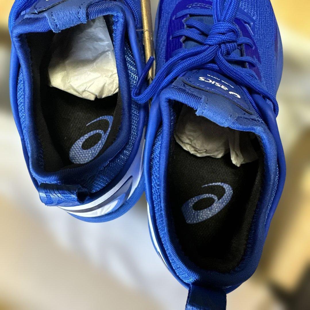 アシックス　グライドノヴァFF2 24.5cm 青　ブルー