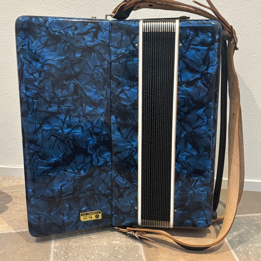極美品】TOMBO トンボアコーディオン No.241 ブルー