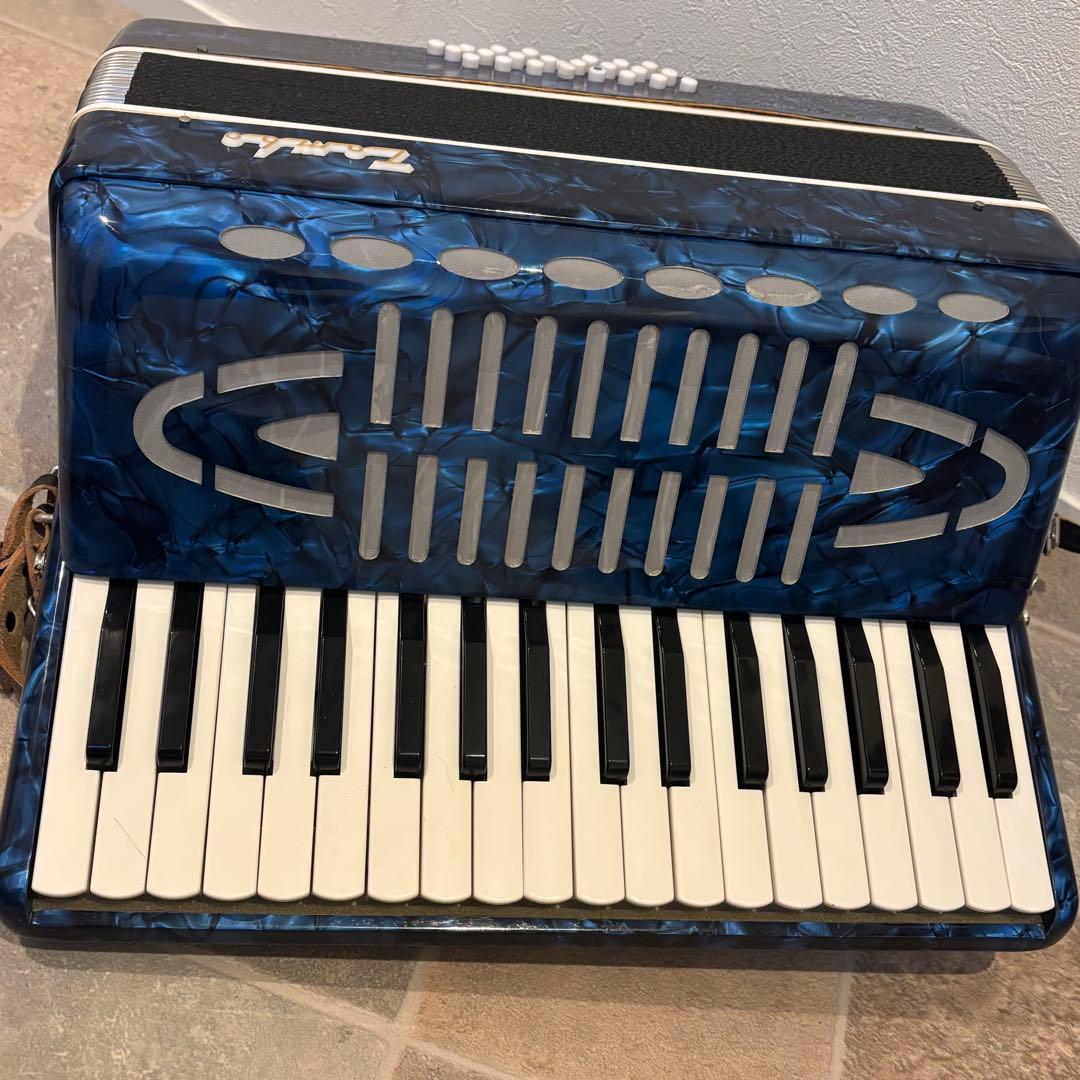 極美品】TOMBO トンボアコーディオン No.241 ブルー