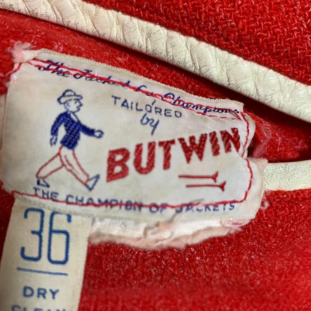 極上刺繍 50s〜60s butwin car club jacket M程度 - メルカリ