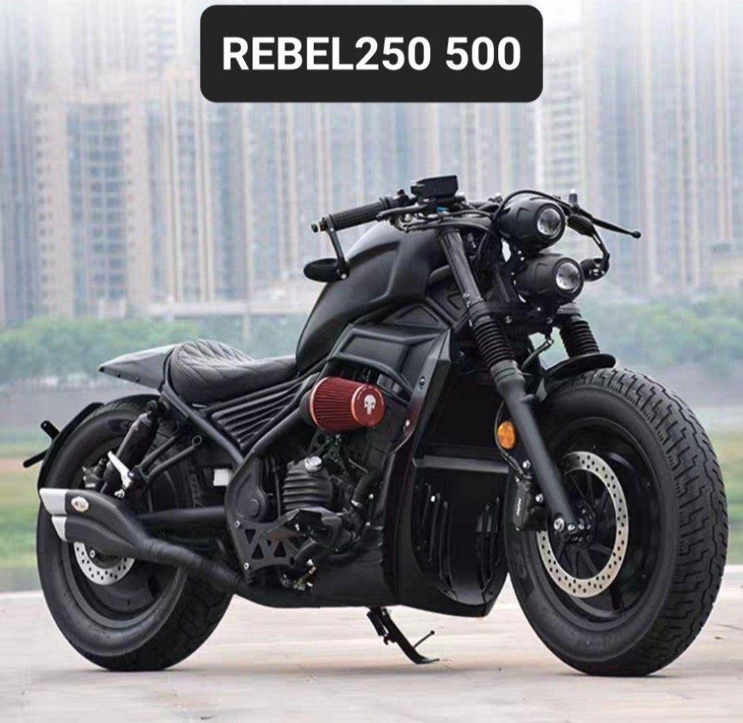 MOTOBOX レブル250 500 ヘッドライト 縦目 LED2灯化 キット - メルカリ