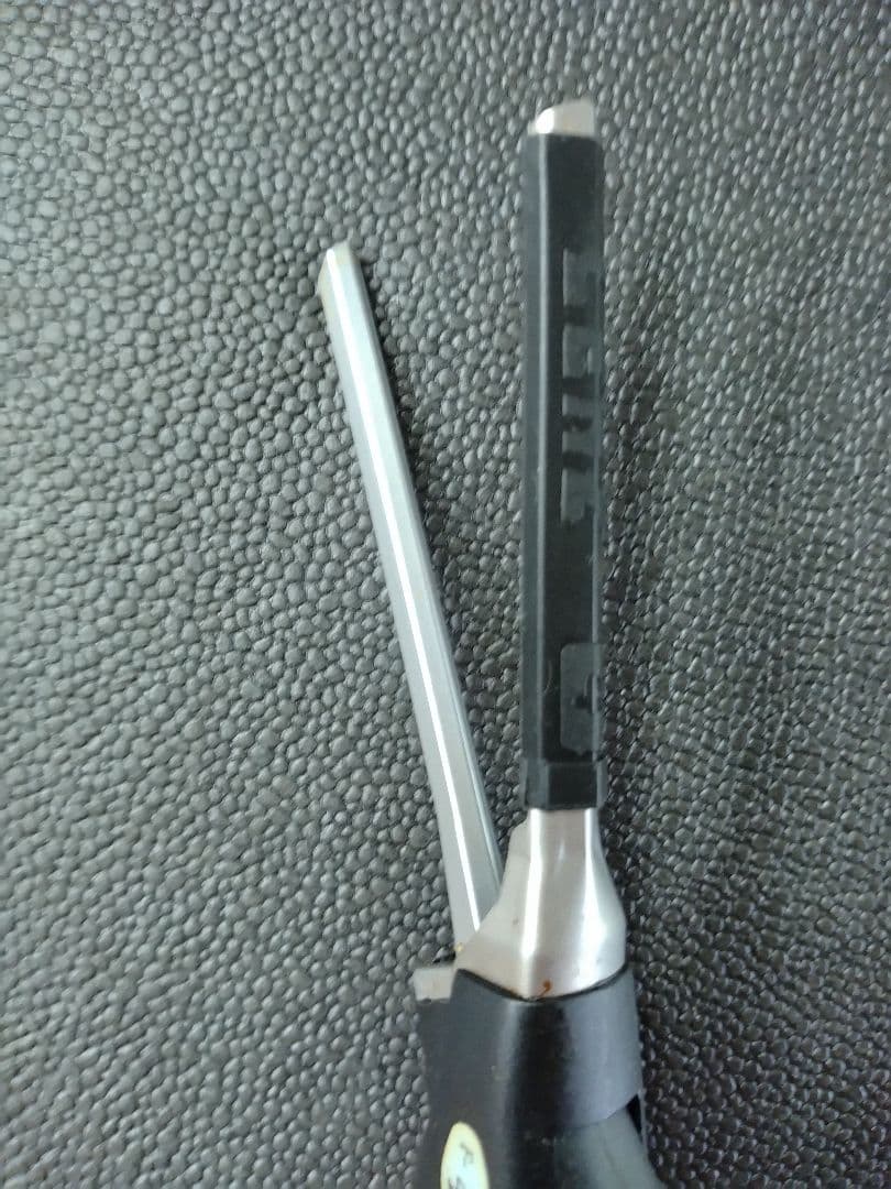 レンツシステムアイロンF-4G 5角4mm理容アイロン 中古美品ラバー新品