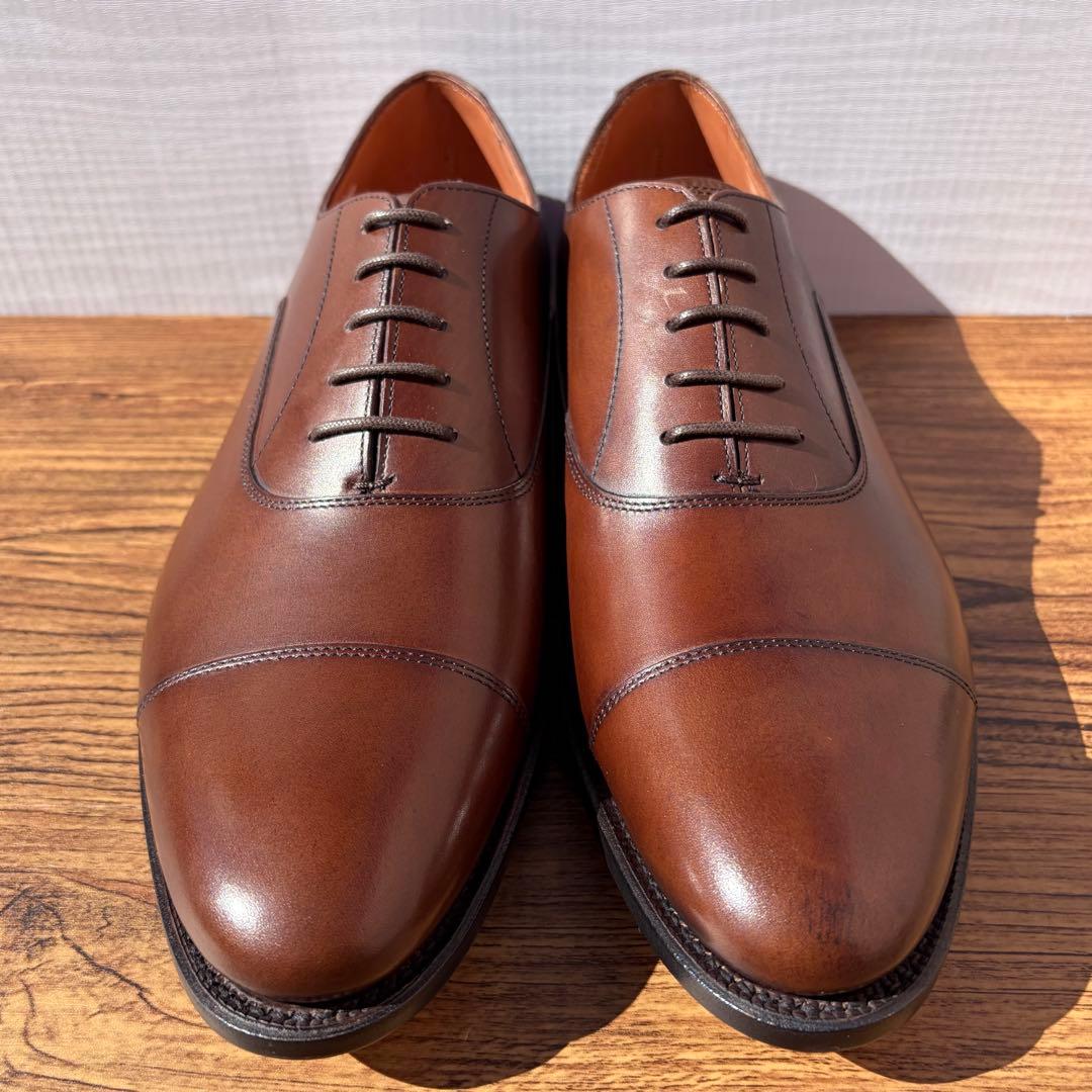 未使用】ユニオンインペリアル ストレートチップ US7 ブラウン 内羽根