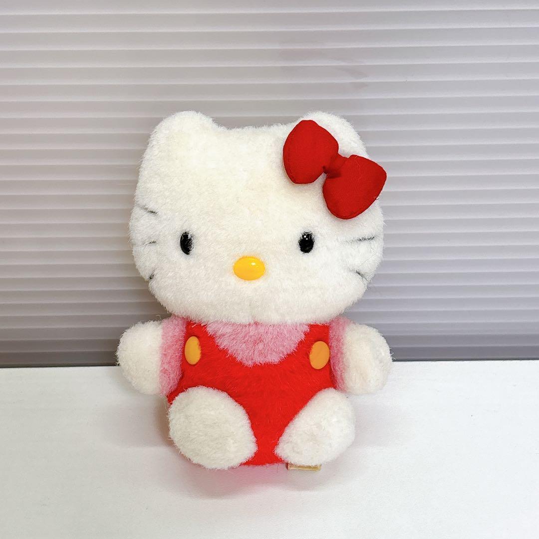 ハローキティ ぬいぐるみ 平成レトロ 当時物 希少品 初期顔 顔違い