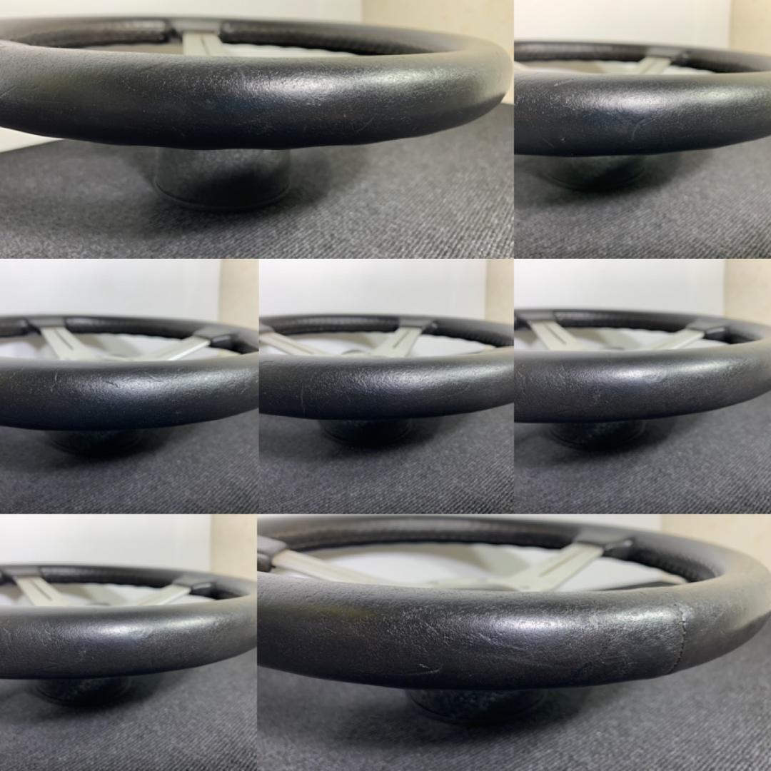 ナルディ クラシック シルバー スポーク レザー 33パイ ホーンボタン