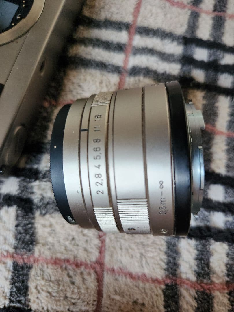 CONTAX G1 シルバー Carl Zeiss 46mm f/2.8/90