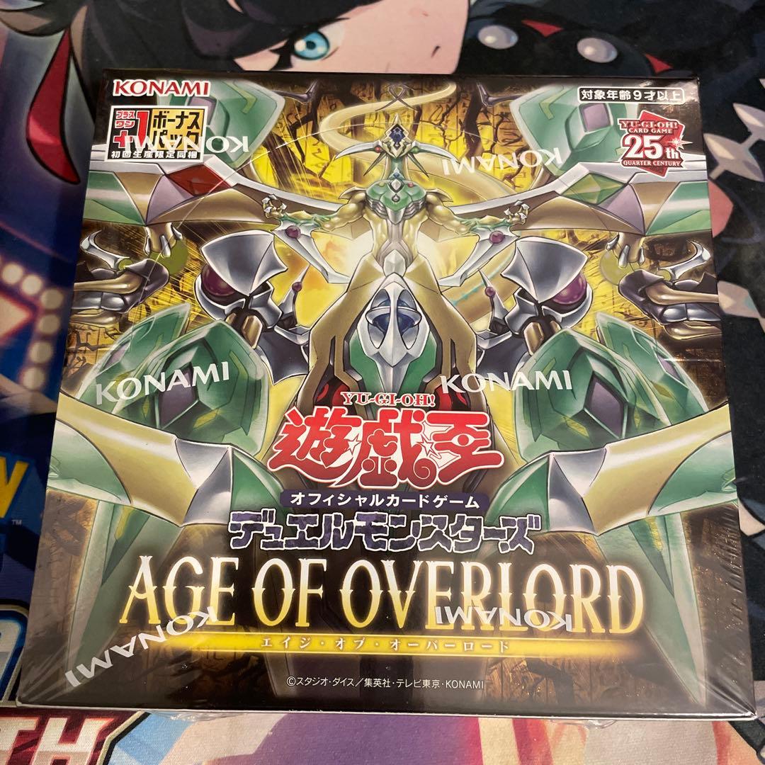 遊戯王AGE OF OVERLORD 4BOX シュリンク付き