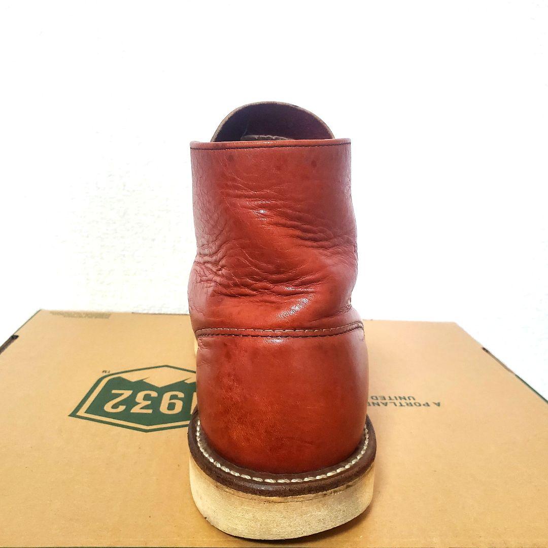 RED WING 8166 サイド羽刻印 8.5D 10年製 赤茶 プレーントゥ