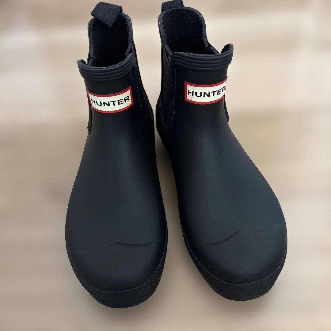 HUNTER ブラックショートブーツ38美品 - メルカリ