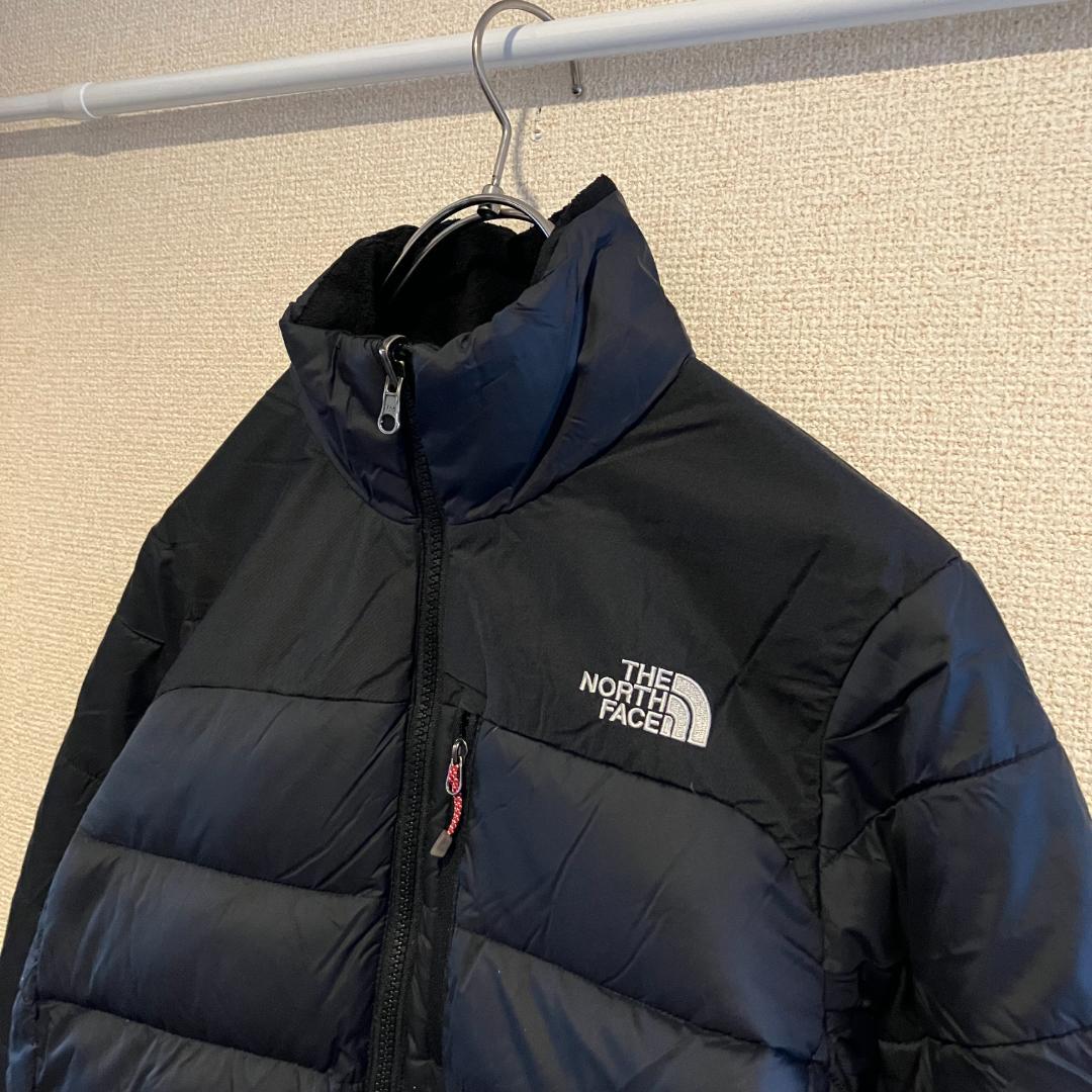 T4468☆美品☆ノースフェイス*ダウンジャケット*ヌプシ*キッズ150*