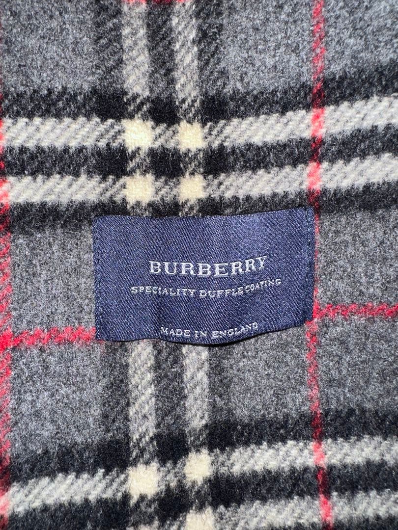 BURBERRY LONDON メンズ ノバチェック ダッフルコート グレー - メルカリ