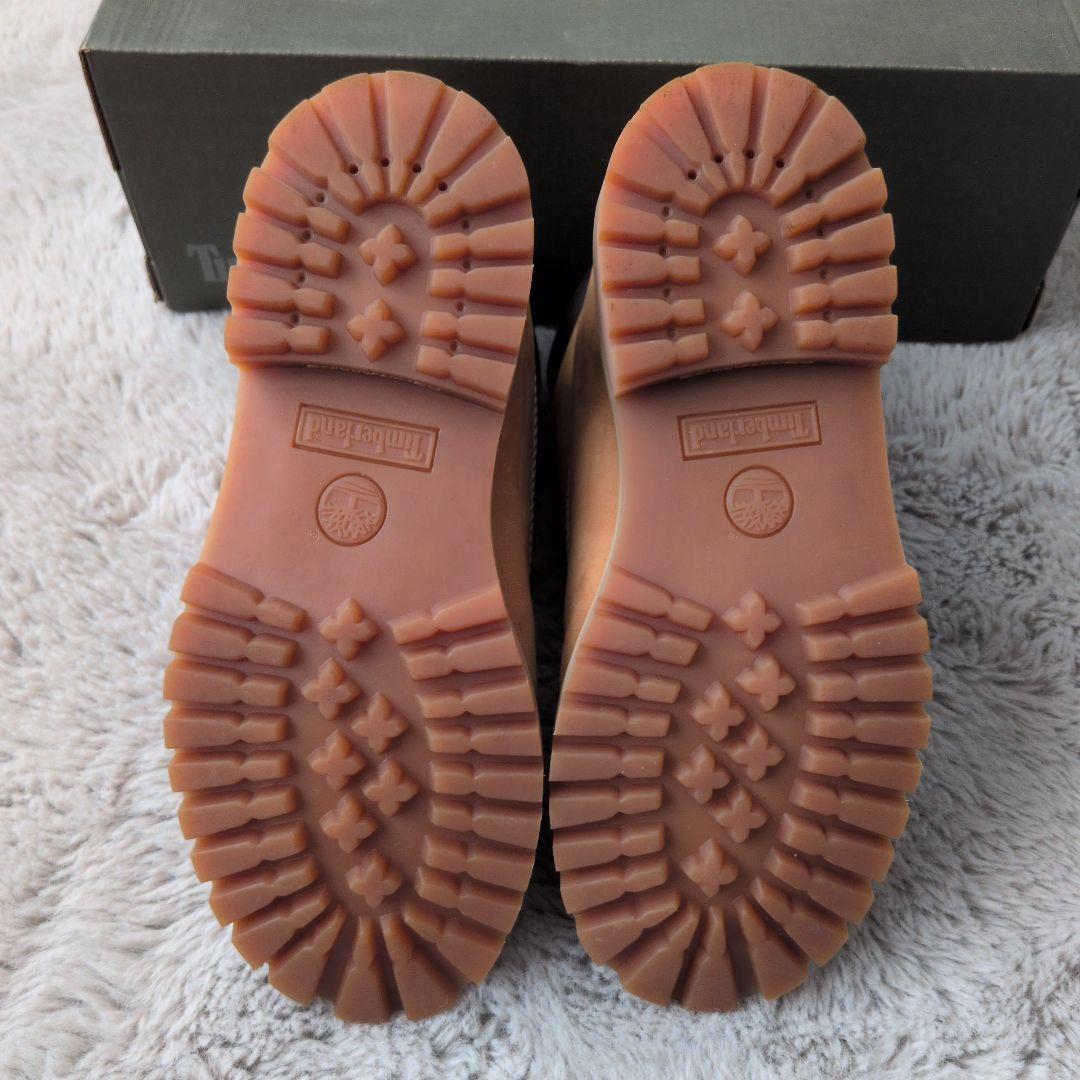 美品】23.0 Timberland ブラウン ワークブーツ TB012909