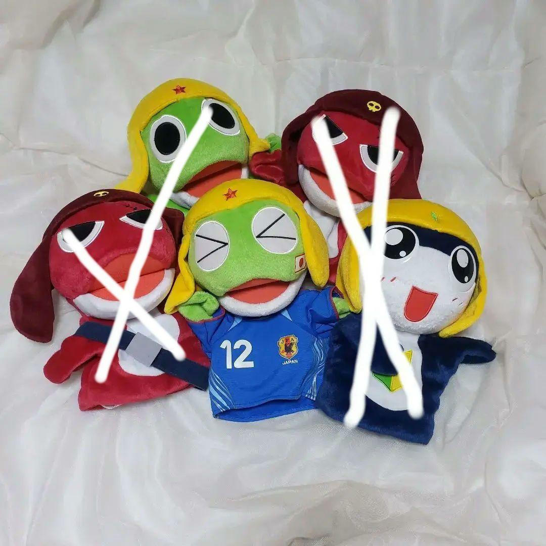 ケロロ軍曹 タママ ギロロ クルル ドロロ ぬいぐるみ パペット - メルカリ