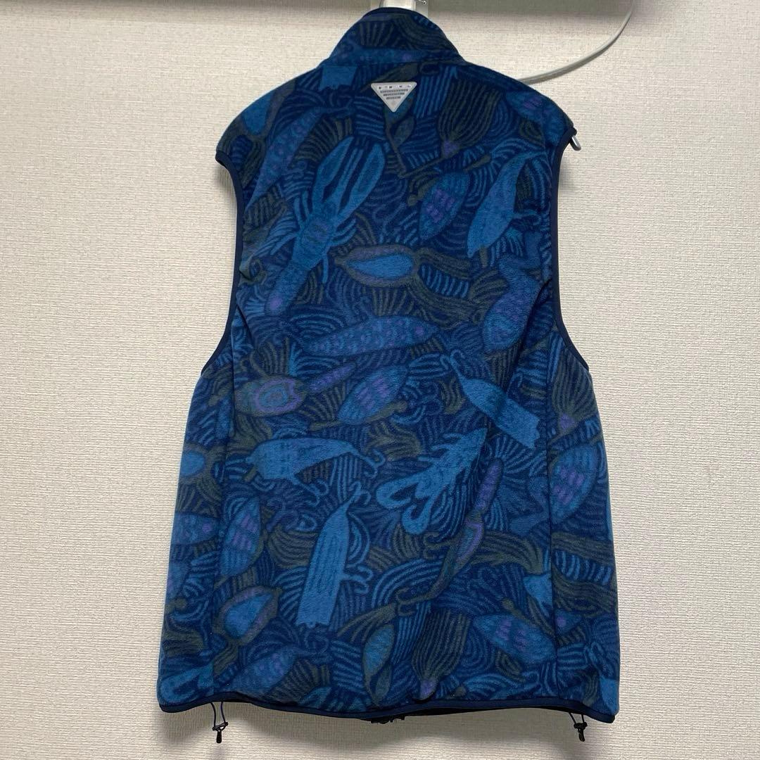 ビームス コロンビア PFG 別注 コラボ フリースベスト ルアー柄 - メルカリ