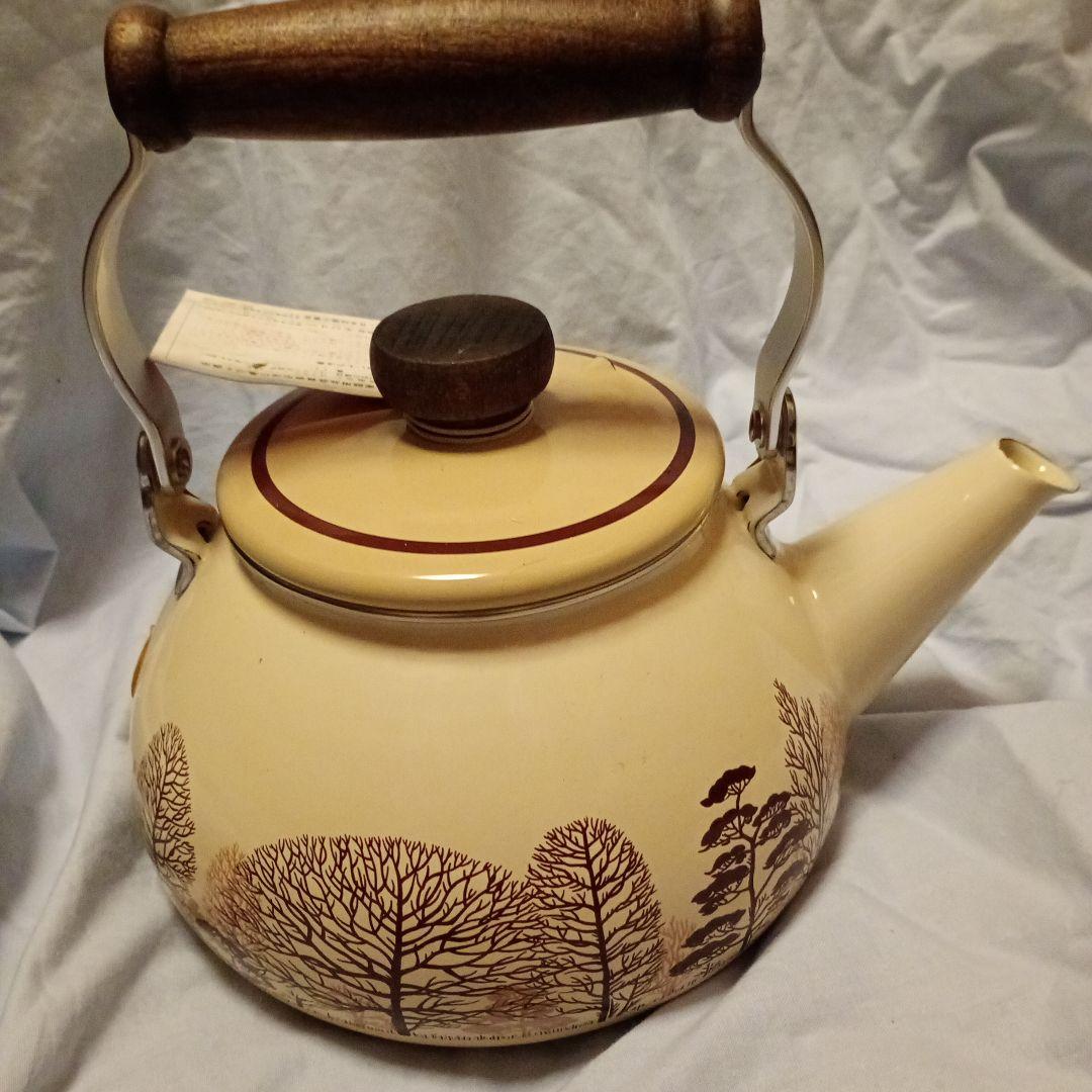 未使用】ホーローケトル エジリー EJIRY 木かげ - メルカリ