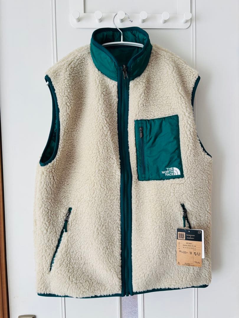 新品　ザノースフェイス リバーシブルベスト OG NP72431 グリーン　M THE NORTH FACE（ザ ノースフェイス） ノースフェイス リバーシブル