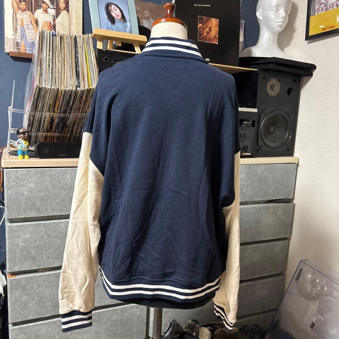 スタジャン ネイビー/アイボリー - メルカリ