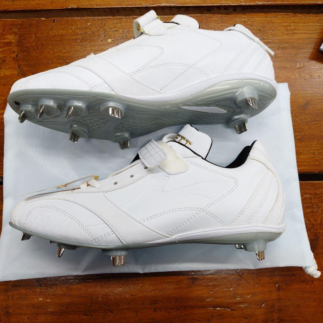 【未使用】ZETT金具スパイクベルト式スーパーグランドジャック 定価￥14850 ゼット スーパーグランドジャック BSR2716 (野球スパイク) 価格比較