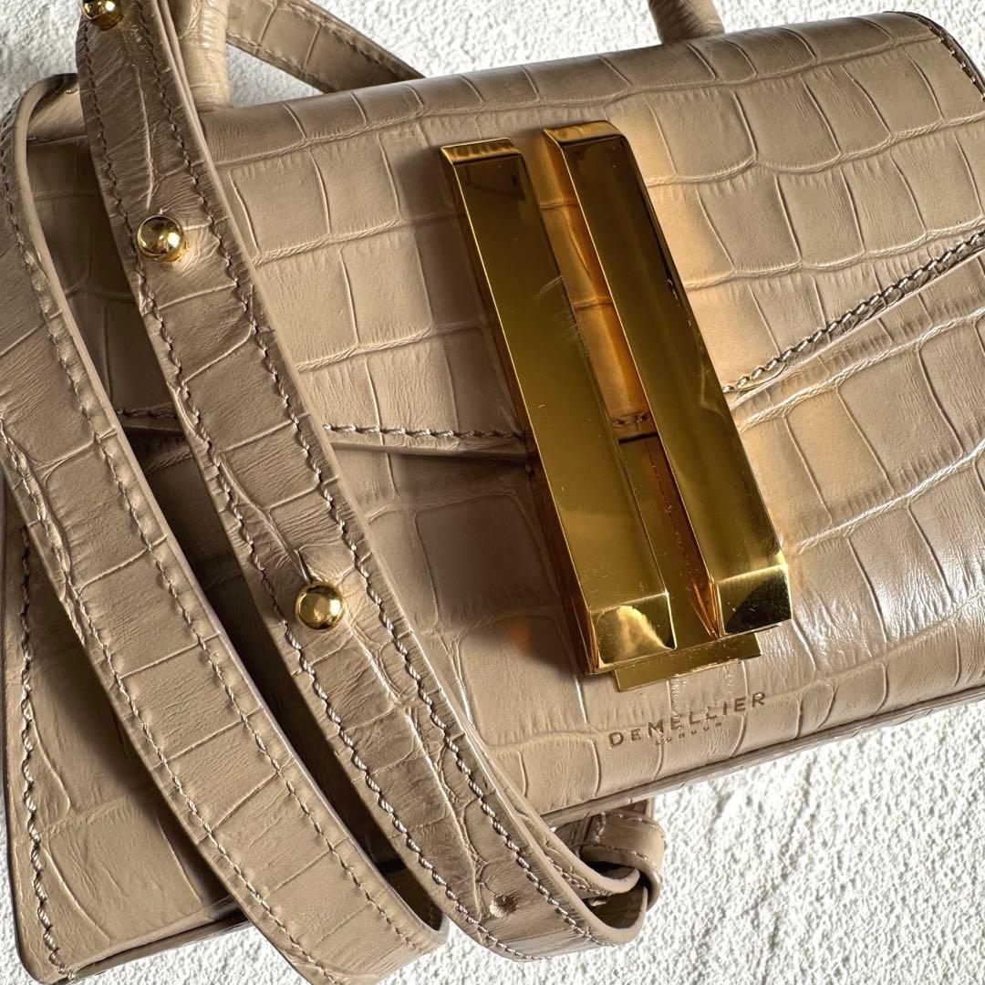 DEMELLIER ナノ モントリオール クロコ 2way ショルダーバッグ - メルカリ