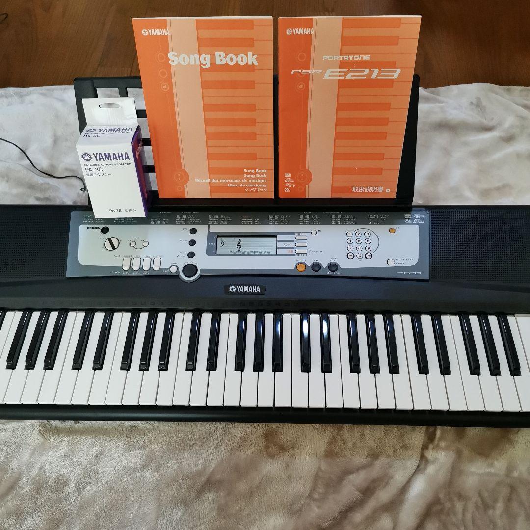Yamaha PSR-E213 電子ピアノ電子キーボード箱入り 説明書・楽譜付き