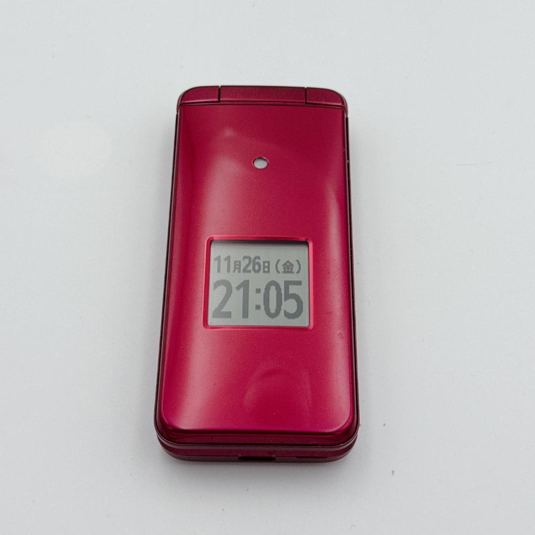 ほぼ未使用】au かんたんケータイ ライト KYF43 ワインレッド - メルカリ