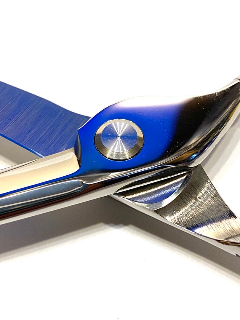 6インチ 板バネ コバルト カットシザー 理容 美容 鋏 ボールベアリング