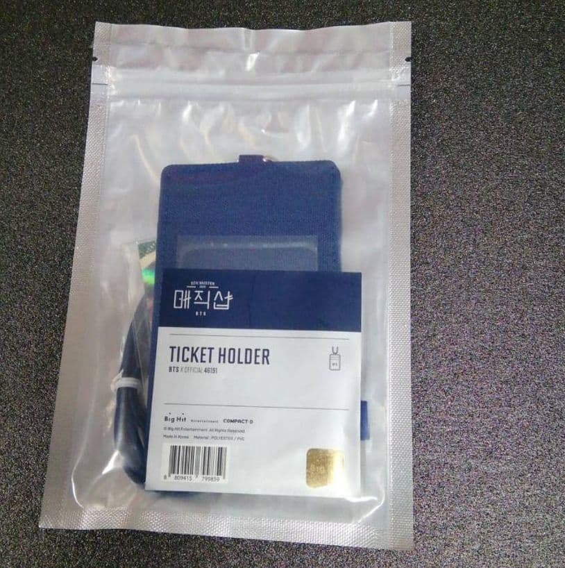 BTS 防弾少年団 5th master magic shop チケットホルダー Miscellaneous goods BTS ticket holder 