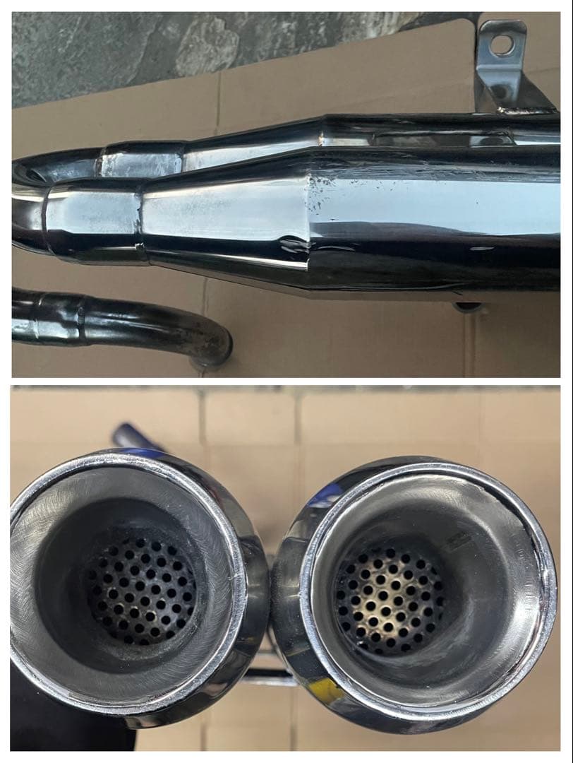 フュージョン ホットラップ アメリカンクラシックマフラー ダブル