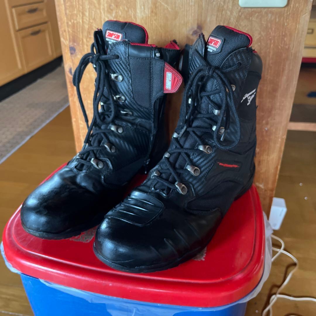 simpson ライディングブーツ 27cm - メルカリ