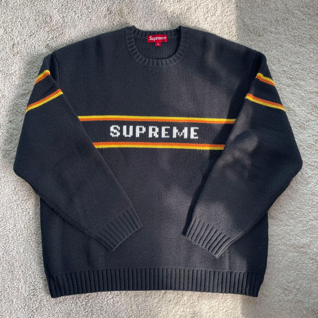 Supreme Chest Stripe Sweater - メルカリ
