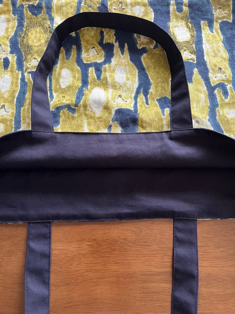 ハンドメイド 大きめトートバッグ ミナペルホネン alive