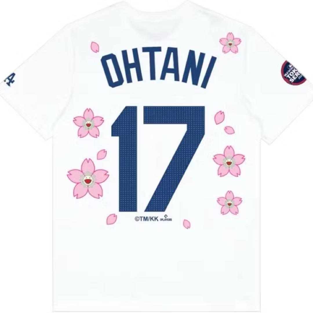 村上隆 大谷翔平 LAドジャース 限定Tシャツ お花 17 L MLB - メルカリ